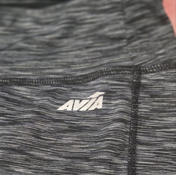 XL, 2-Pairs, Avia Black Bike Shorts Moisture-Wicking Fitted Design - Picture 10 of 12